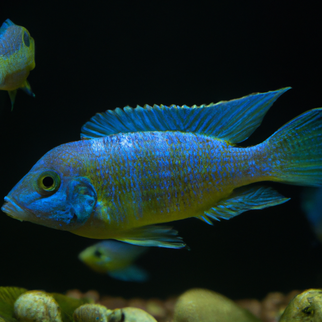 4. Péče a údržba akvária pro rybu Akarka zelená Neon Blue Nannacara sp. Neon Blue