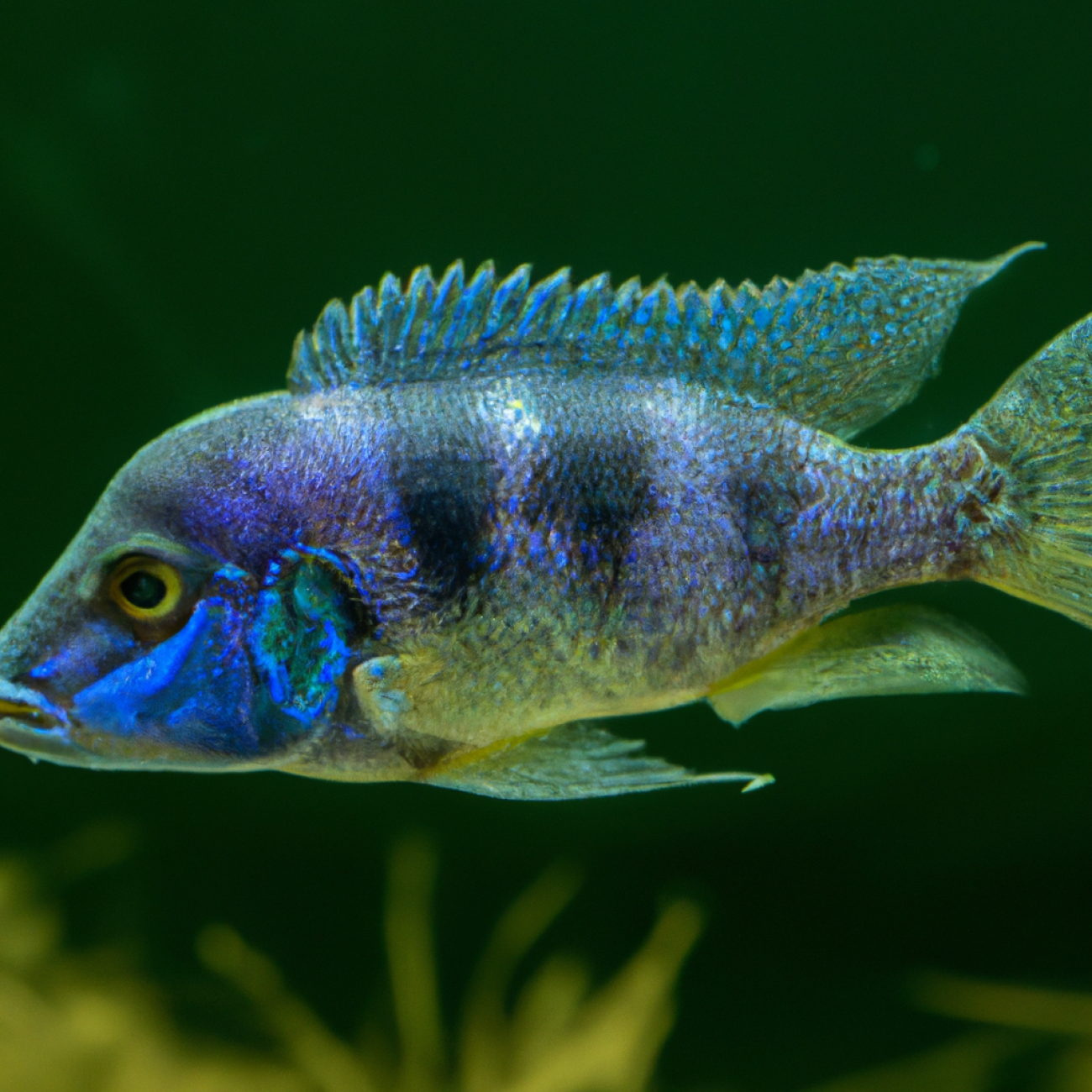 7. Záchytne krásna ryba: Naučte se rozlišovat pohlaví akary modré